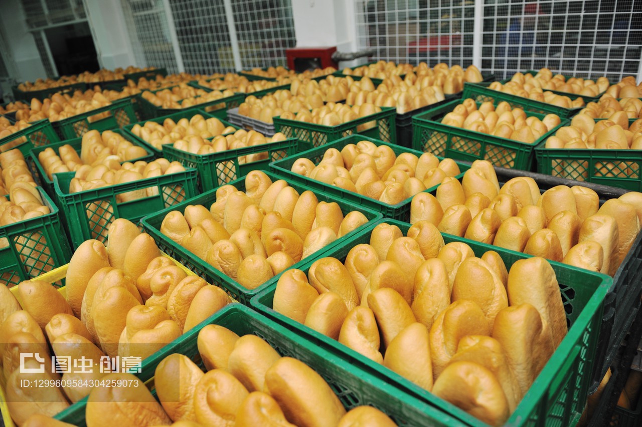 面包工廠生產